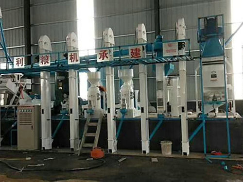 山東金鄉(xiāng)馬廟20噸小米成套加工設備安裝完畢